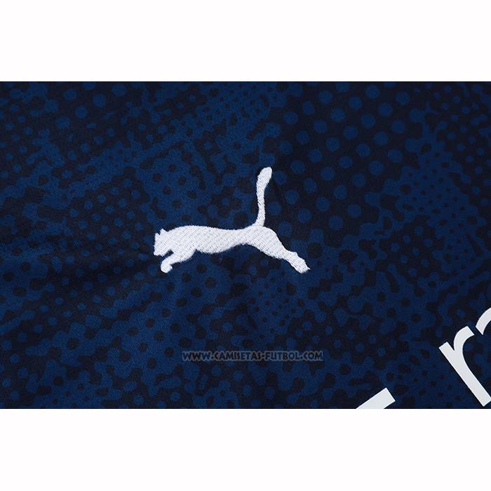 Chandal del Olympique Marsella Manga Corta 2025-2026 Azul - Pantalon Corto